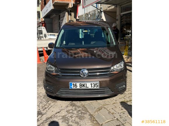 Sahibinden Volkswagen Caddy 2.0 TDI Comfortline 2016 Model  166.000 km Kahverengi