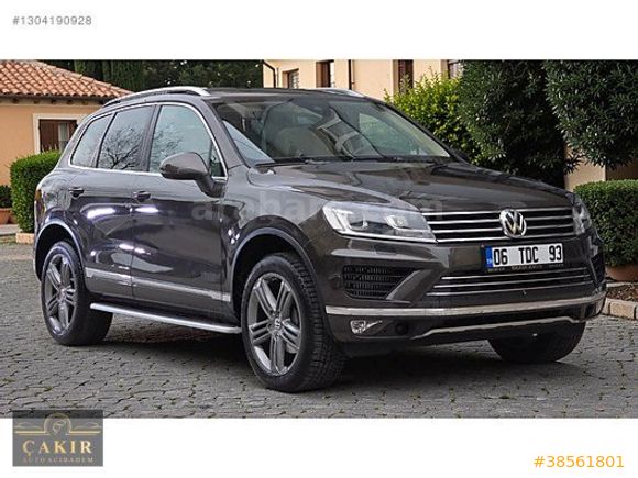2016 VOLSVAGEN TOUAREG 3.0 V6 DİZEL 262 HP 360 KAMERA ŞERİT TAKİ