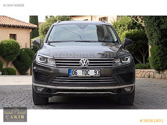 2016 VOLSVAGEN TOUAREG 3.0 V6 DİZEL 262 HP 360 KAMERA ŞERİT TAKİ