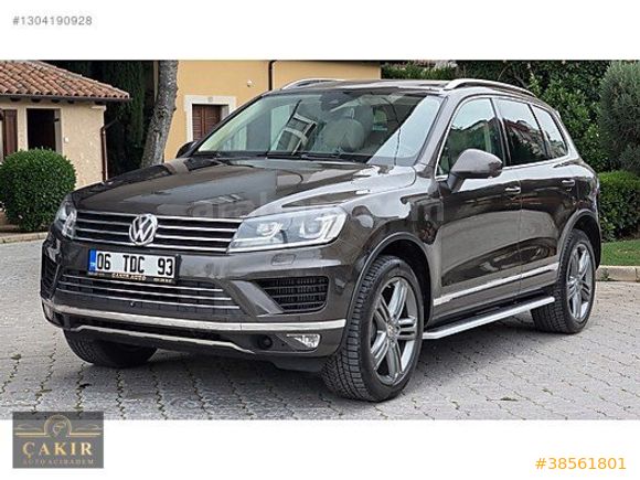 2016 VOLSVAGEN TOUAREG 3.0 V6 DİZEL 262 HP 360 KAMERA ŞERİT TAKİ