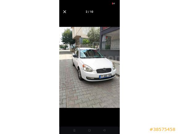 Sahibinden Hyundai Accent Era 1.5 CRDi-VGT Team 2007 Model  307000 km Beyaz