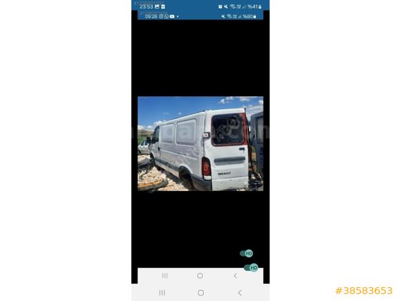 renault master kapi ve parcalar
