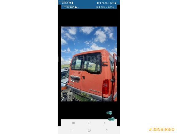 opel movano parcalari