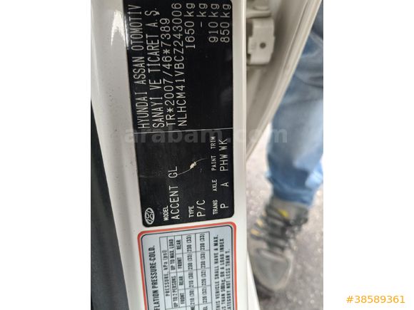 Sahibinden Hyundai Accent Era 1.5 CRDi Mode 2012 ESP'Li Isparta