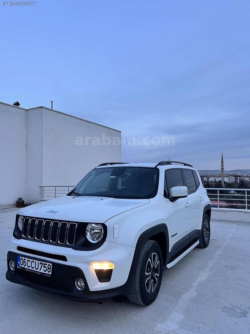 Galeriden Jeep Renegade 1.6 MultiJet Longitude 2019 Model Ankara 88.000 km Beyaz 2