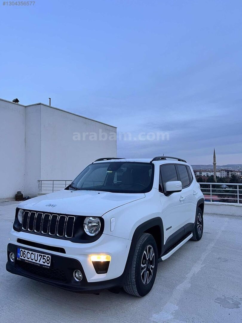 Galeriden Jeep Renegade 1.6 MultiJet Longitude 2019 Model Ankara 88.000 km Beyaz 3