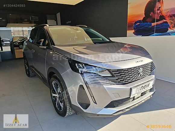 İZZET ACAR DAN 2022 PEUGEOT 3008 1.5 BLUEHDI ALLURE CAM TAVANLI