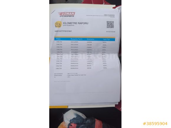 Sahibinden Ford Trucks Transit 330 S 2011 Model  252 km Beyaz