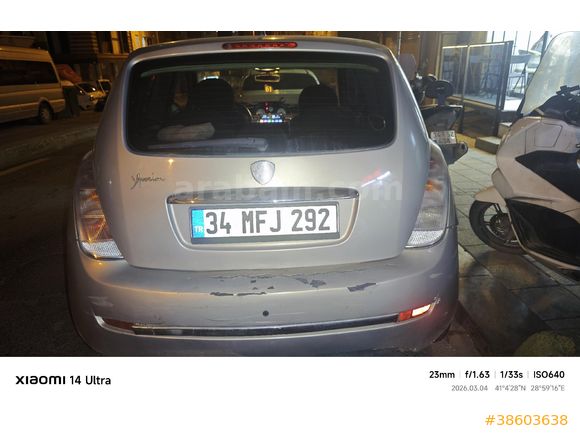Sahibinden Lancia Ypsilon 1.4 2008 Model  137378 km Beyaz