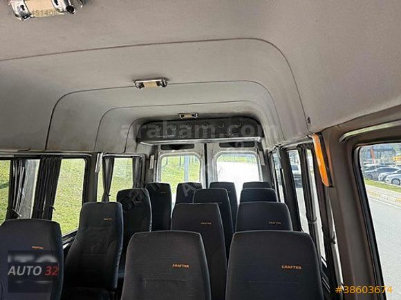 2008 VW CRAFTER 16+1 SERVİS KLİMA+WEBASTO+FULL AKSESUAR YAPILI