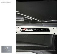 Audi sport logo amblem sticker piano black siyah