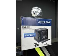 ALPİNE SWD-355 30 cm KABİNLİ AMFİLİ AKTİF SUBWOOFER