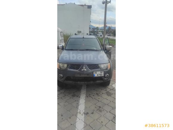 Sahibinden Mitsubishi L 200 4x4 Intense 2007 Model  376.000 km Gri (titanyum)