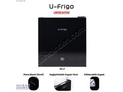 U-FRİGO 50LT12/24VKOMPRESÖRLÜ BUZDOLABI TEMPERLİ CAM KAPAK SİYAH