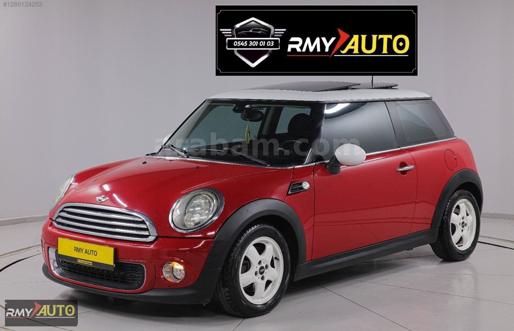 Galeriden Mini Cooper 1.6 Türkiye Paketi 2011 Model Osmaniye 188.000 km Kırmızı 2
