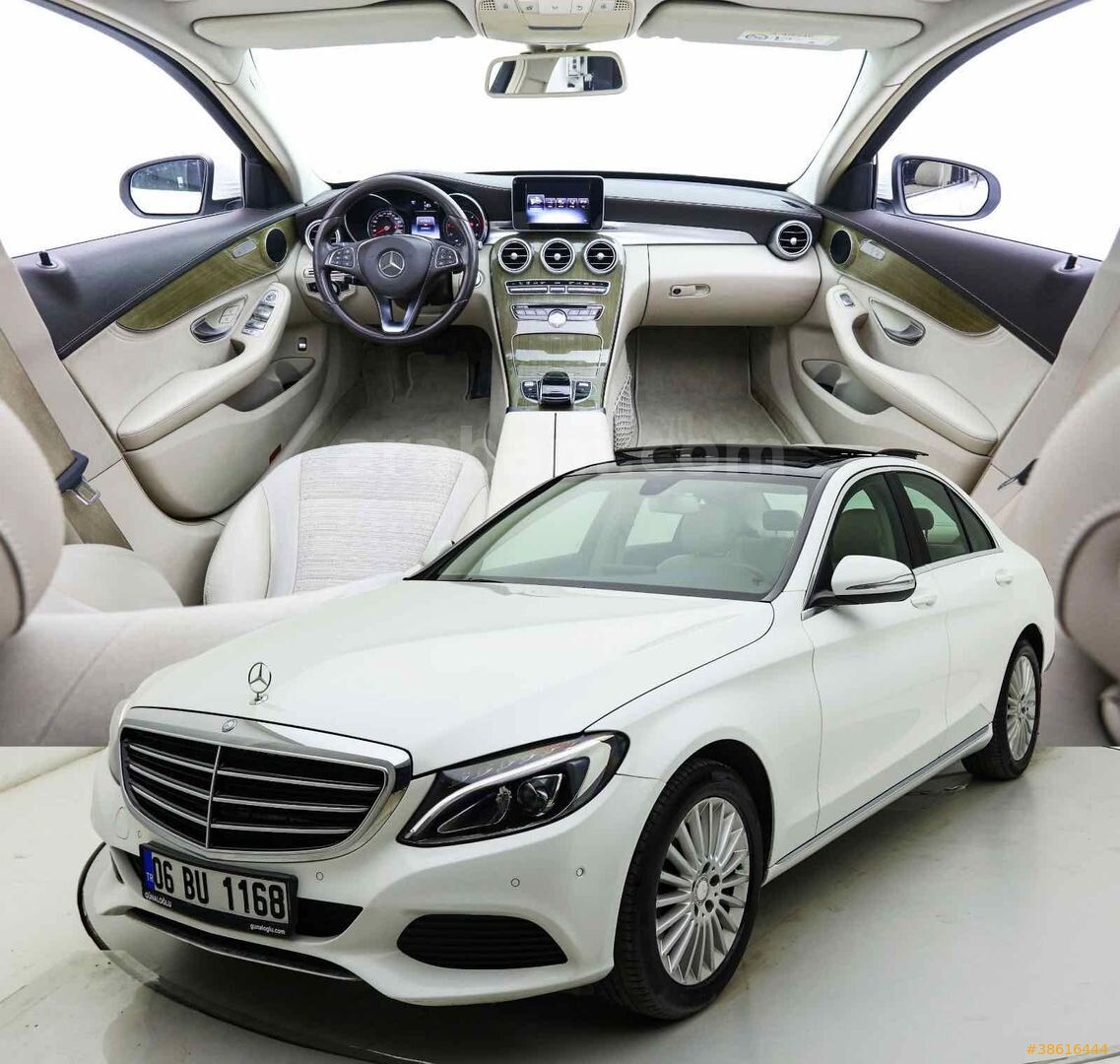 Galeriden Mercedes - Benz C 200 d BlueTEC Exclusive 2015 Model Ankara 243.000 km Beyaz 1