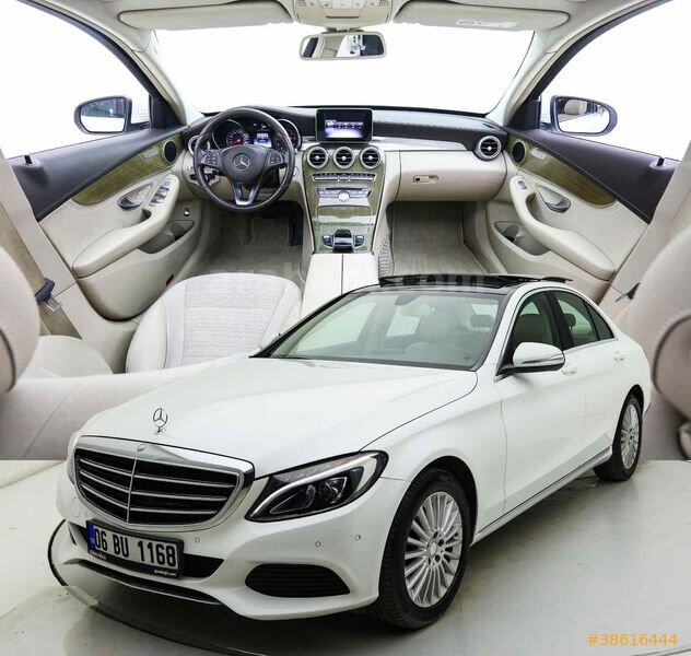 Galeriden Mercedes - Benz C 200 d BlueTEC Exclusive 2015 Model Ankara 243.000 km Beyaz