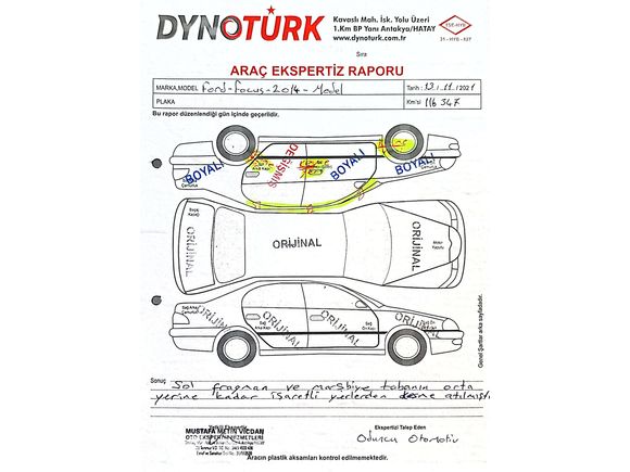 2014 Ford Focus 1.6 TDCi Trend X | Ankara'da Aile aracı olarak kullanılmaktadır.