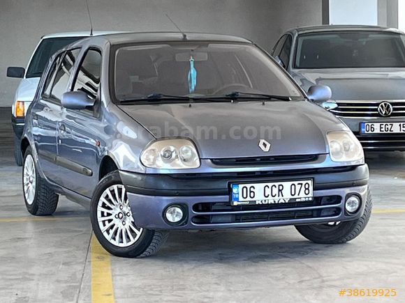 Sahibinden Renault Clio 1.4 16w RXT 2001 Model  199000 km Mavi