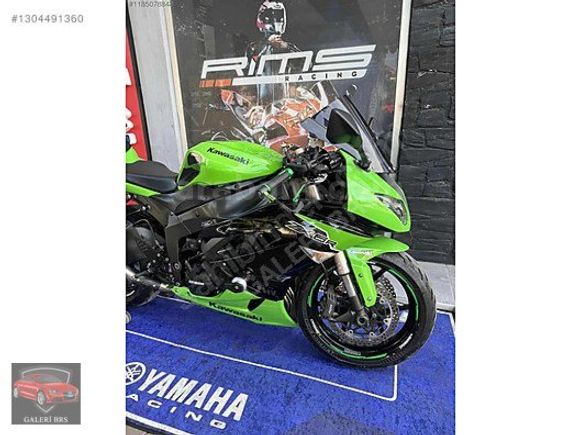 Galeriden Kawasaki Ninja ZX 6R 2009 Model İstanbul 73.000 km Yeşil
