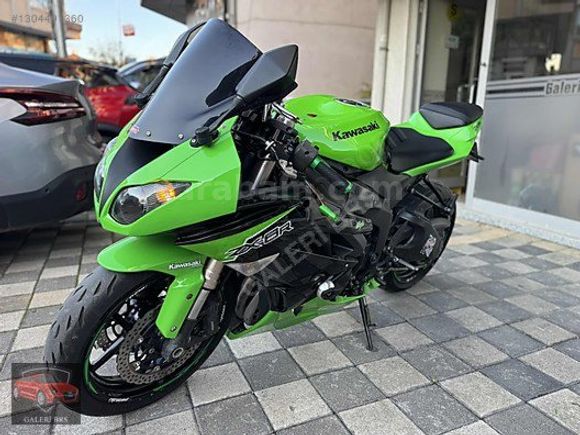 Galeriden Kawasaki Ninja ZX 6R 2009 Model İstanbul 73.000 km Yeşil