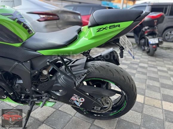 Galeriden Kawasaki Ninja ZX 6R 2009 Model İstanbul 73.000 km Yeşil