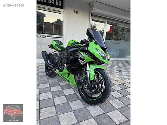 Galeriden Kawasaki Ninja ZX 6R 2009 Model İstanbul 73.000 km Yeşil