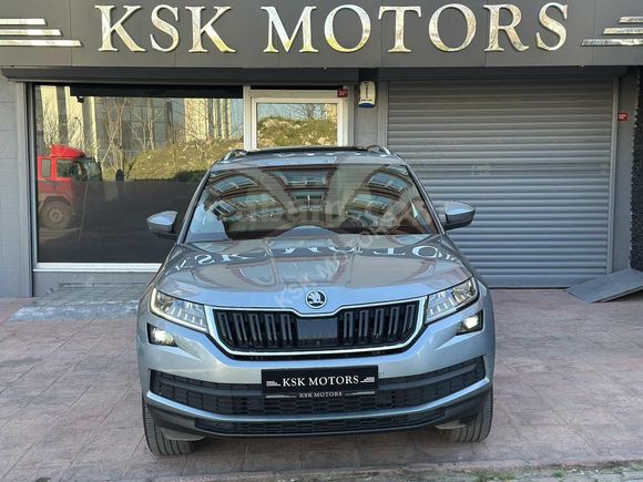 ***KSK MOTORS***2021 SKODA KODIAQ HATASIZ BOYASIZ İÇİ BEJ DERİ**