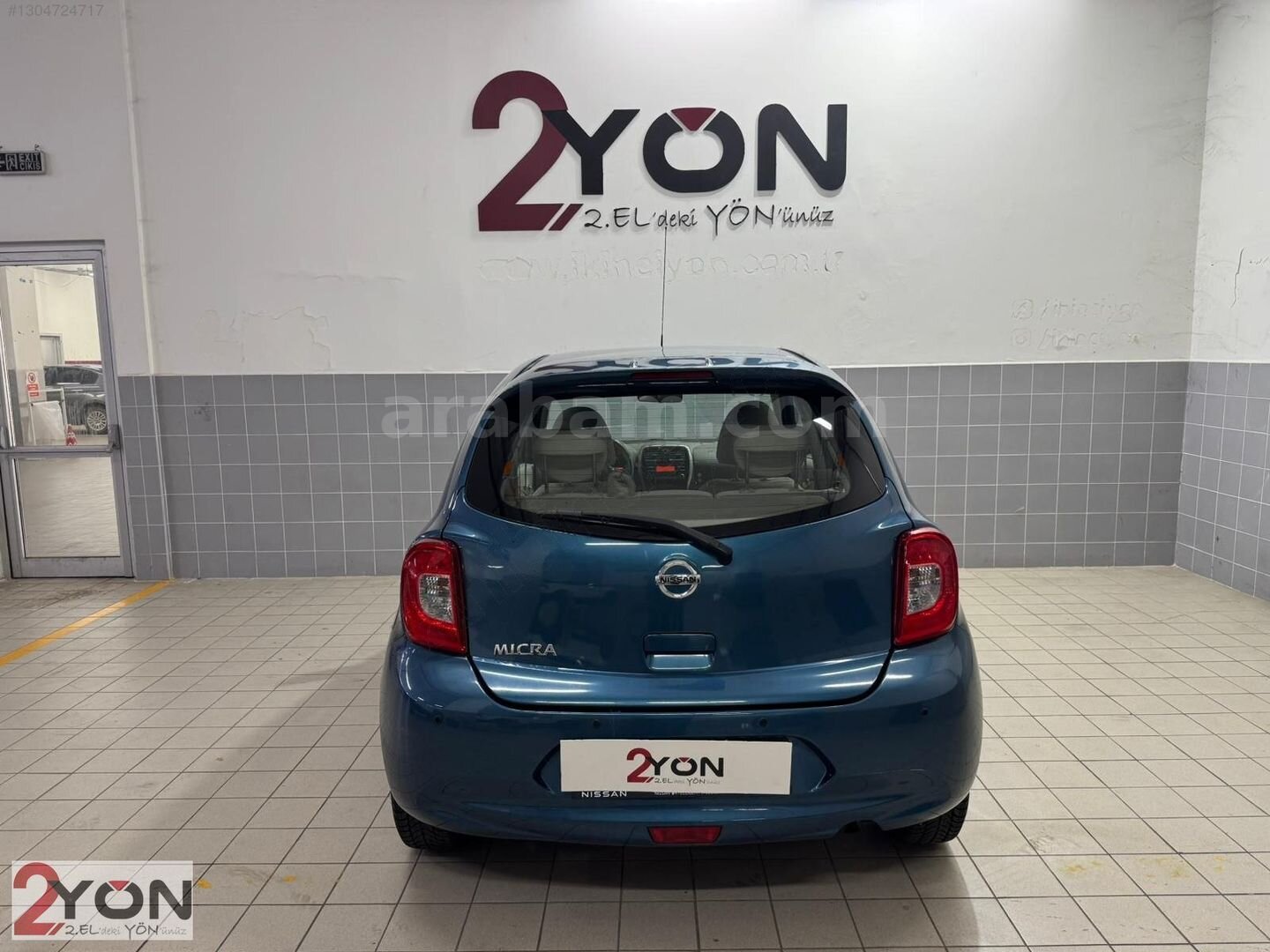 Galeriden Nissan Micra 1.2 Match 2016 Model Muğla 36.000 km Mavi 4