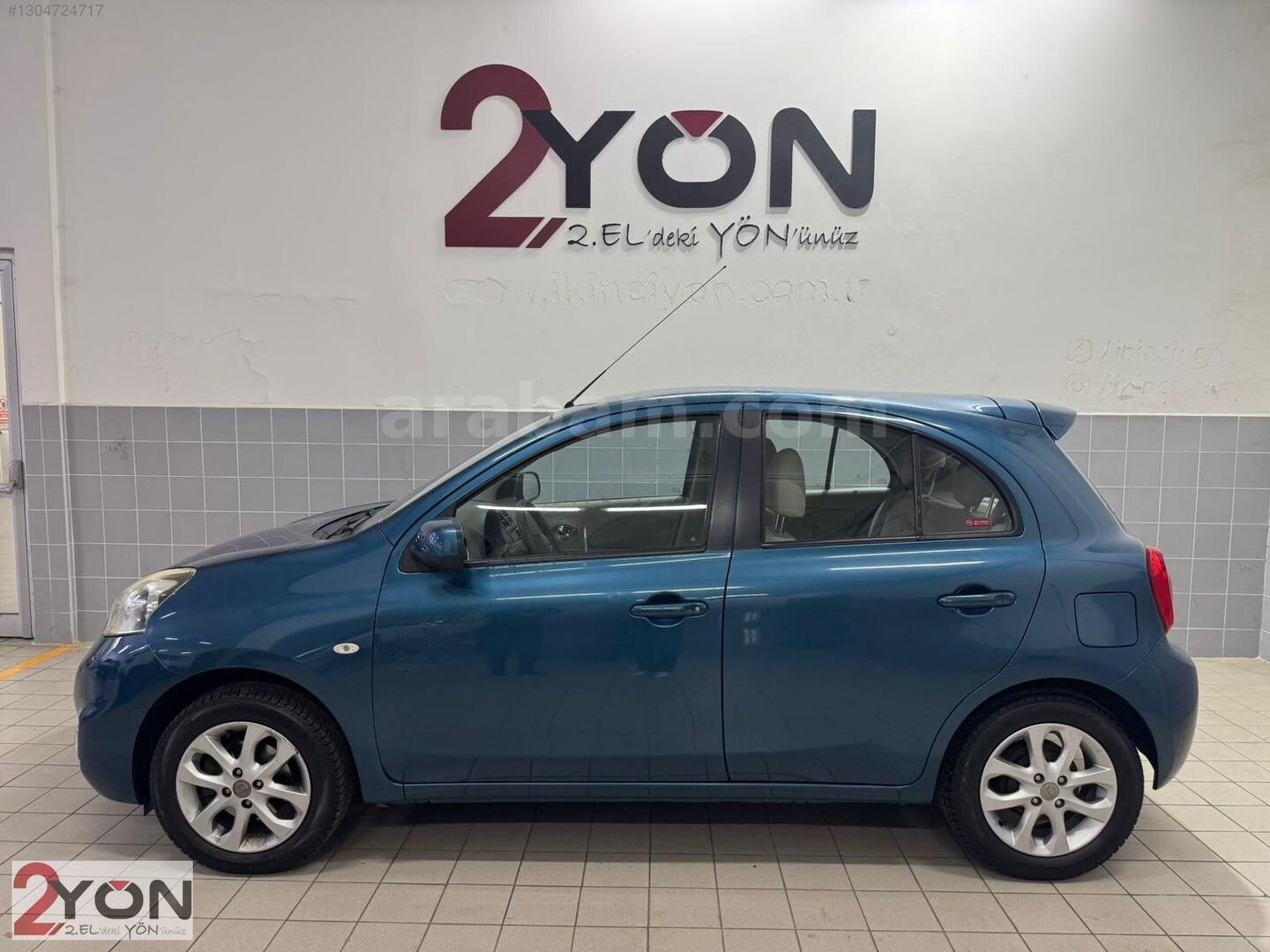 Galeriden Nissan Micra 1.2 Match 2016 Model Muğla 36.000 km Mavi 2