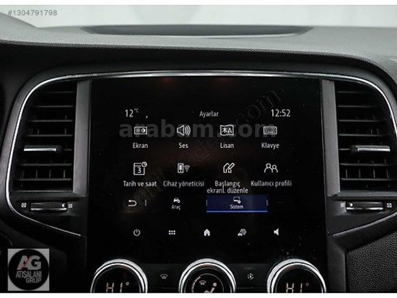 2022 MEGANE 1.5 BLUEDCİ TOUCH+G.GÖRÜŞ+D.EKRAN+A.ÇALIŞTIRMA+LED