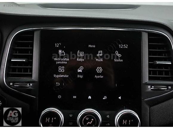 2022 MEGANE 1.5 BLUEDCİ TOUCH+G.GÖRÜŞ+D.EKRAN+A.ÇALIŞTIRMA+LED