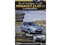 Sahibinden Renault Clio 1.2 Expression 2010 Model