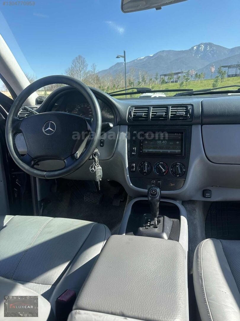 Galeriden Mercedes - Benz ML 270 CDI 2000 Model Bursa 340.000 km Siyah 4