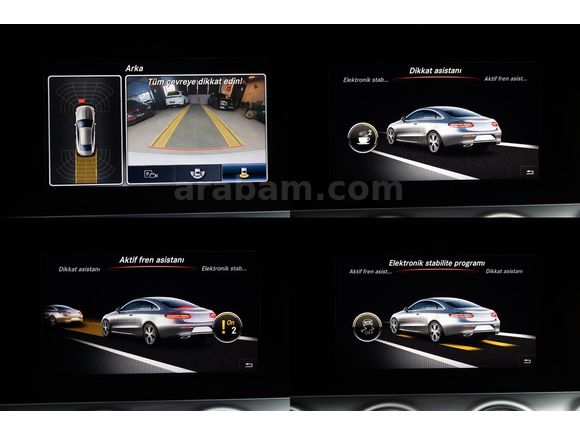 2017 E300 COUPE AMG_ISITMA_HAFIZA_CRUISE_PANORAMİK_KEYLESS_G.GRŞ