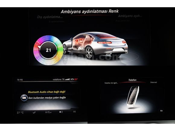 2017 E300 COUPE AMG_ISITMA_HAFIZA_CRUISE_PANORAMİK_KEYLESS_G.GRŞ