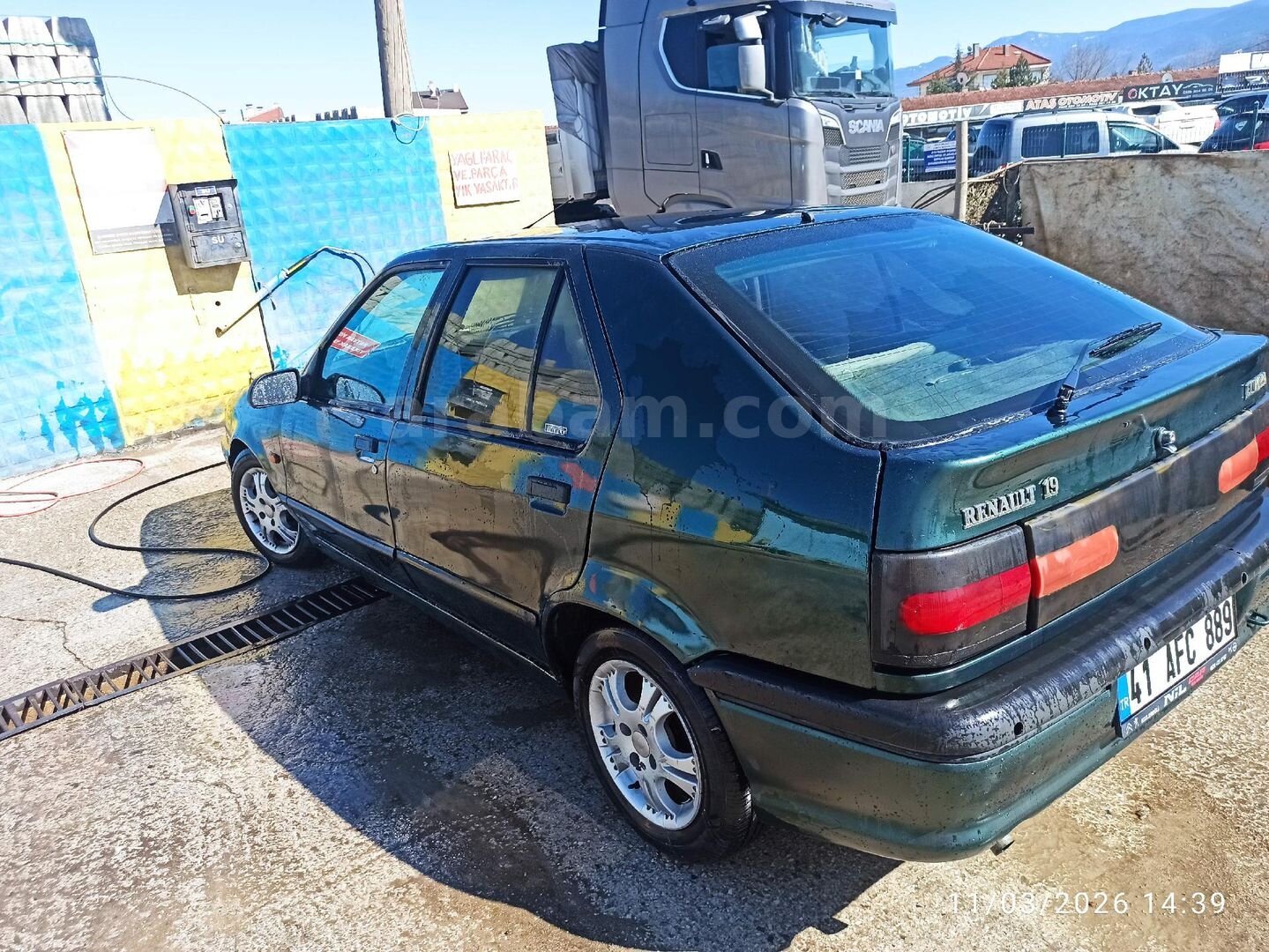 Sahibinden Renault R 19 1.4 Europa RN 1996 Model Bolu 320.000 km Yeşil (metalik) 7