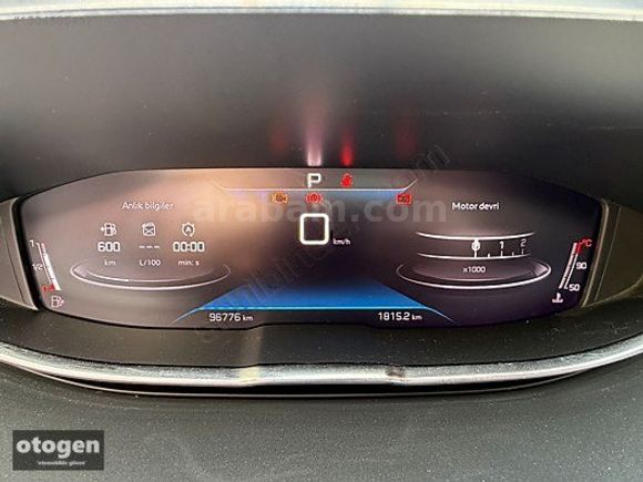 0T0GEN 'den 2021 MODEL 1.5 BLUEHDİ 3008 AİLEARACI TEMİZ BAKIMLI