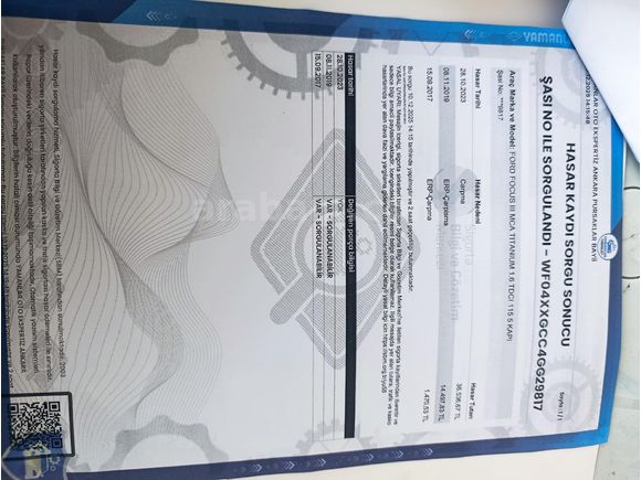 Sahibinden Ford Focus 1.6 TDCi Titanium 2016 Model