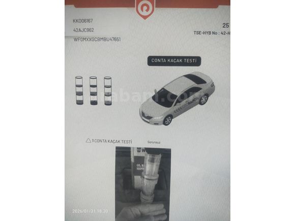 Sahibinden Ford Focus 1.6 Ti-VCT Titanium 2012 Model Çorum