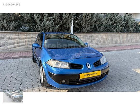 DÜŞÜK KİLOMETRELİ MEGAN 2 DİNAMİK PAKET 2006 MODEL