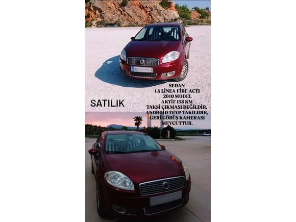 Sahibinden Fiat Linea 1.4 Fire Active Plus 2010 Model