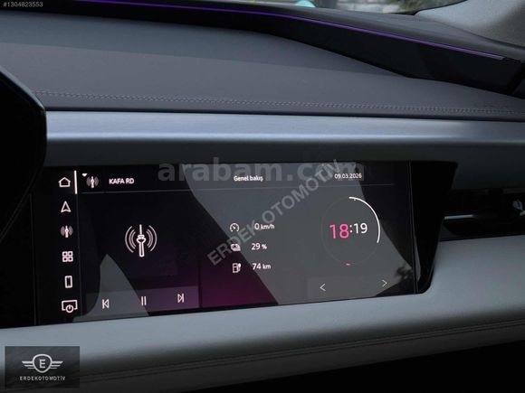 BOYASIZ 2025 AUDI A6 E-TRON SPORTBACK STANDART 15.000 KM'de