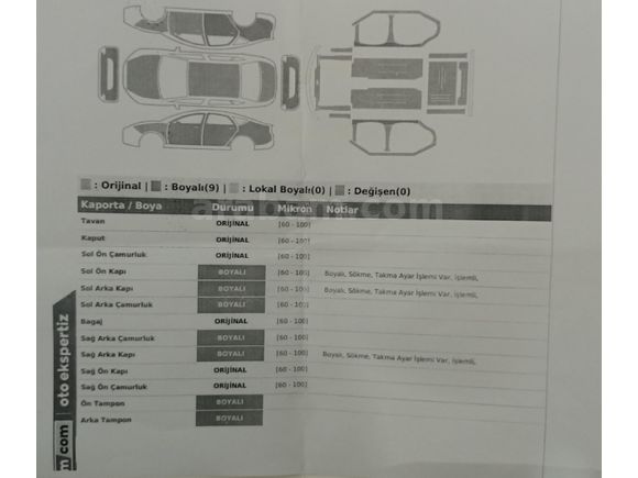 Sahibinden Toyota Corolla 1.4 D-4D Touch 2016 Model
