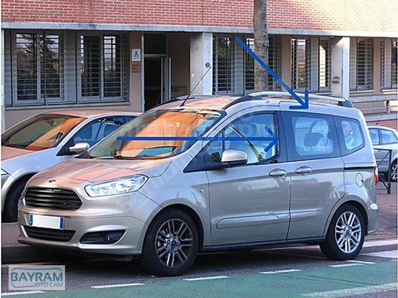 FORD TRANSİT COURİER ORTA KAPI CAMI ÇIKMA ORJİNAL SOL