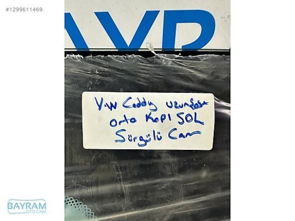 V.W CADDY ORTA KAPI SÜRGÜLÜ SOL CAM