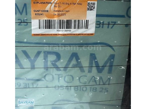FORD TRANSİT T-16 ARKA CAM