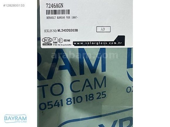 RENAULT KANGOO ÖN CAM 1997-2008