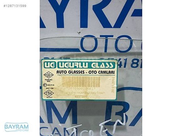 CİTROEN C15 ÖN KAPI CAMI SAĞ 1984-2006