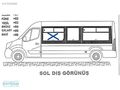 RENAULT MASTER CAN CAN SOL 1.DOLMUŞ YAN CAM